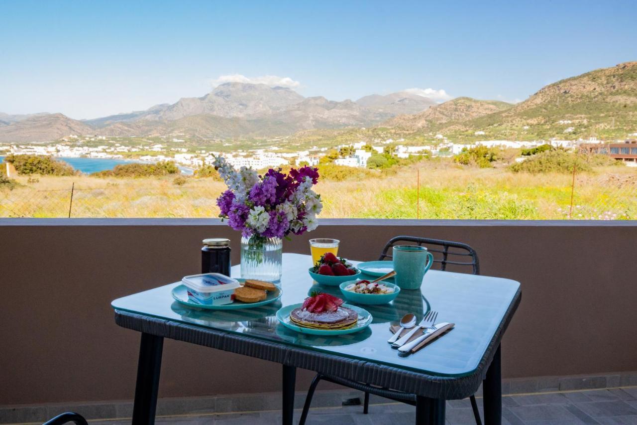 شقة Studio Athena With Panoramic View Of Makrygialos Pilalímata المظهر الخارجي الصورة