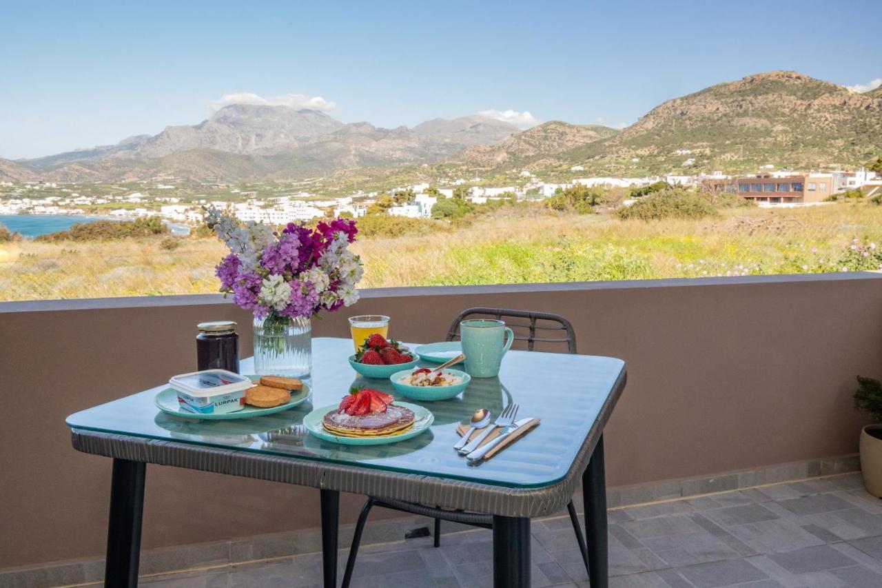 شقة Studio Athena With Panoramic View Of Makrygialos Pilalímata المظهر الخارجي الصورة