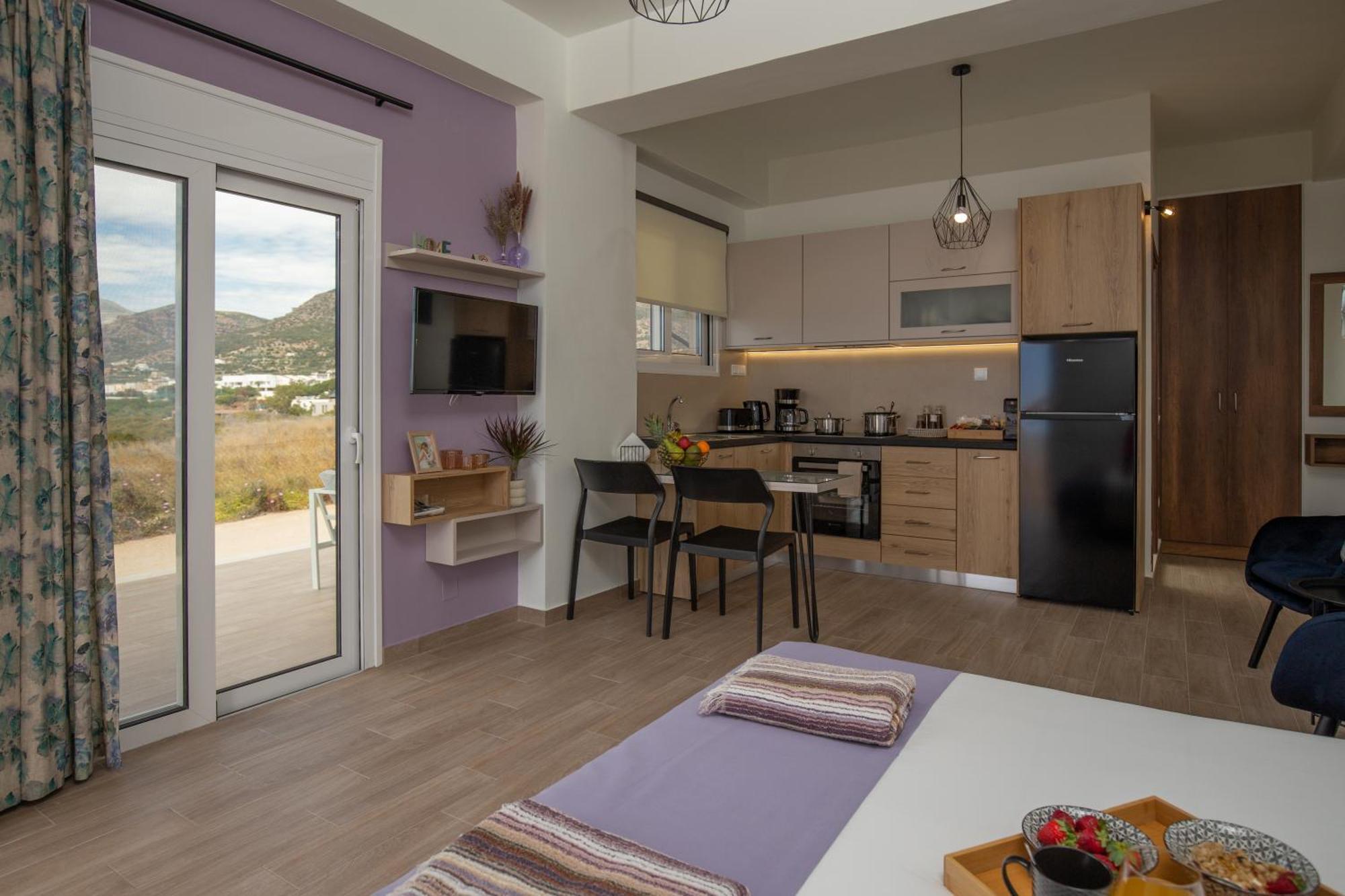 Studio Athena With Panoramic View Of Makrygialos Pilalímata المظهر الخارجي الصورة